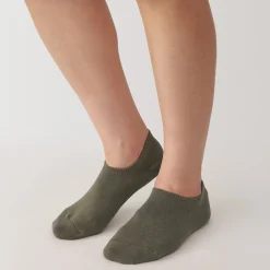 Clearance Muji Calcetines invisibles para deportivas en ángulo recto mujer