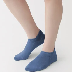 Clearance Muji Calcetines invisibles para deportivas en ángulo recto mujer