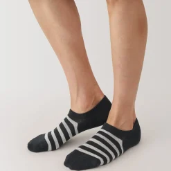 New Muji Calcetines invisibles para deportivas en ángulo recto para hombre ‐ Rayas.