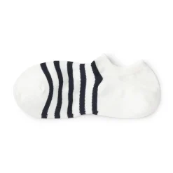 New Muji Calcetines invisibles para deportivas en ángulo recto para hombre ‐ Rayas.