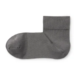 Outlet Muji Calcetines tobilleros de modal mezclado con ángulo recto y puño cómodo para mujer