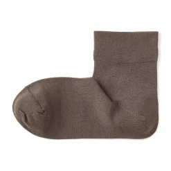Outlet Muji Calcetines tobilleros de modal mezclado con ángulo recto y puño cómodo para mujer