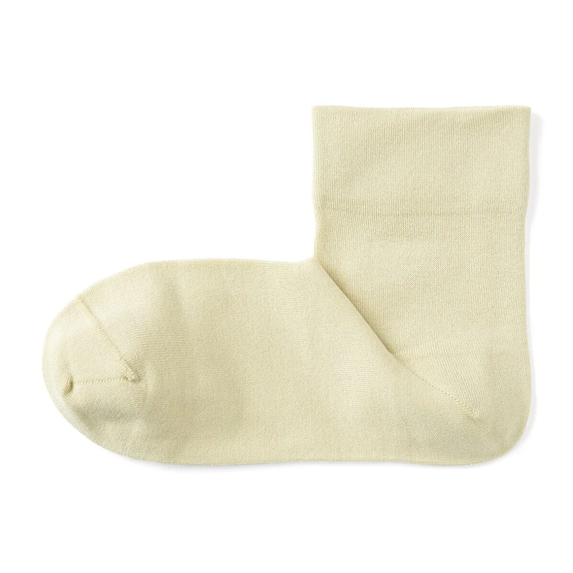Outlet Muji Calcetines tobilleros de modal mezclado con ángulo recto y puño cómodo para mujer