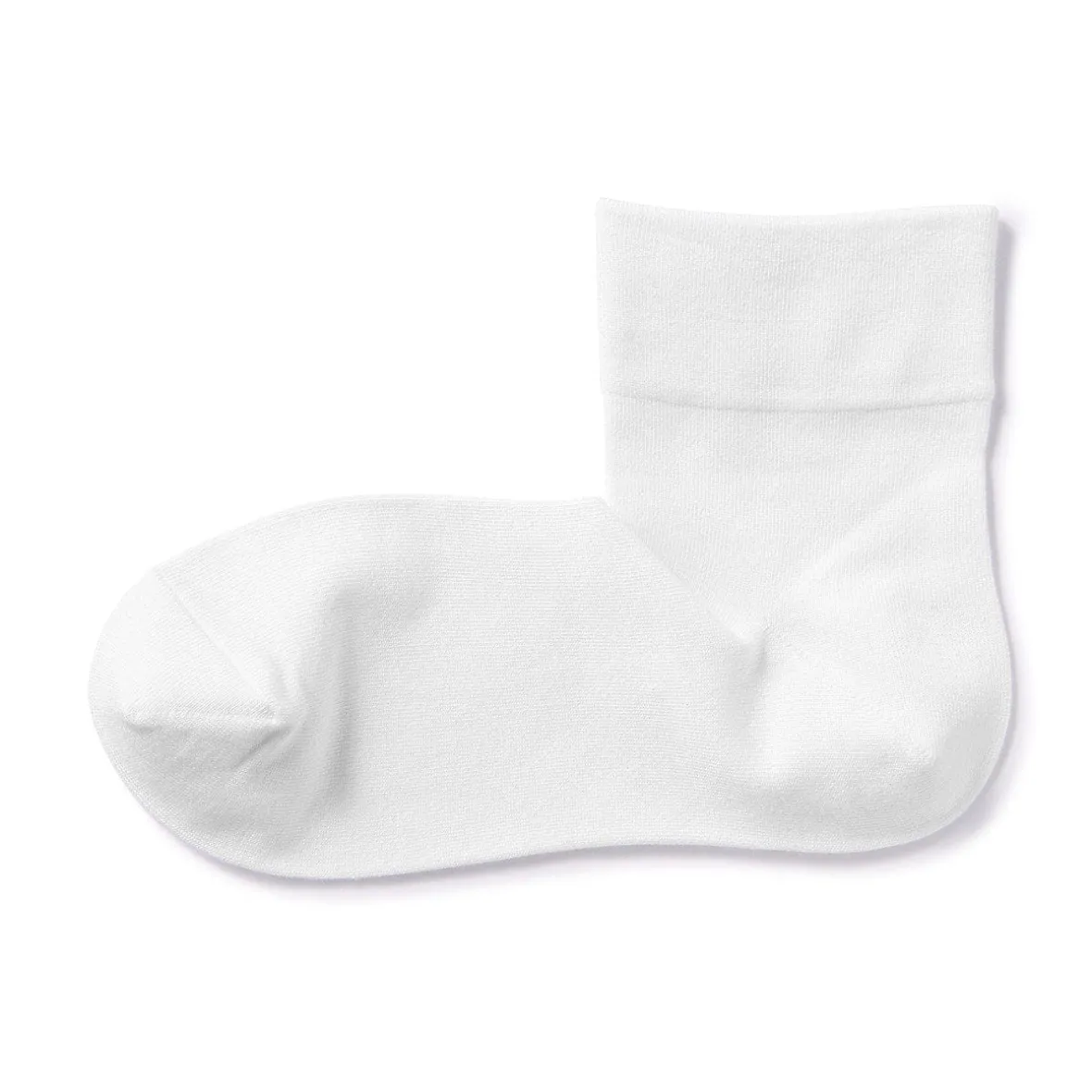 Outlet Muji Calcetines tobilleros de modal mezclado con ángulo recto y puño cómodo para mujer
