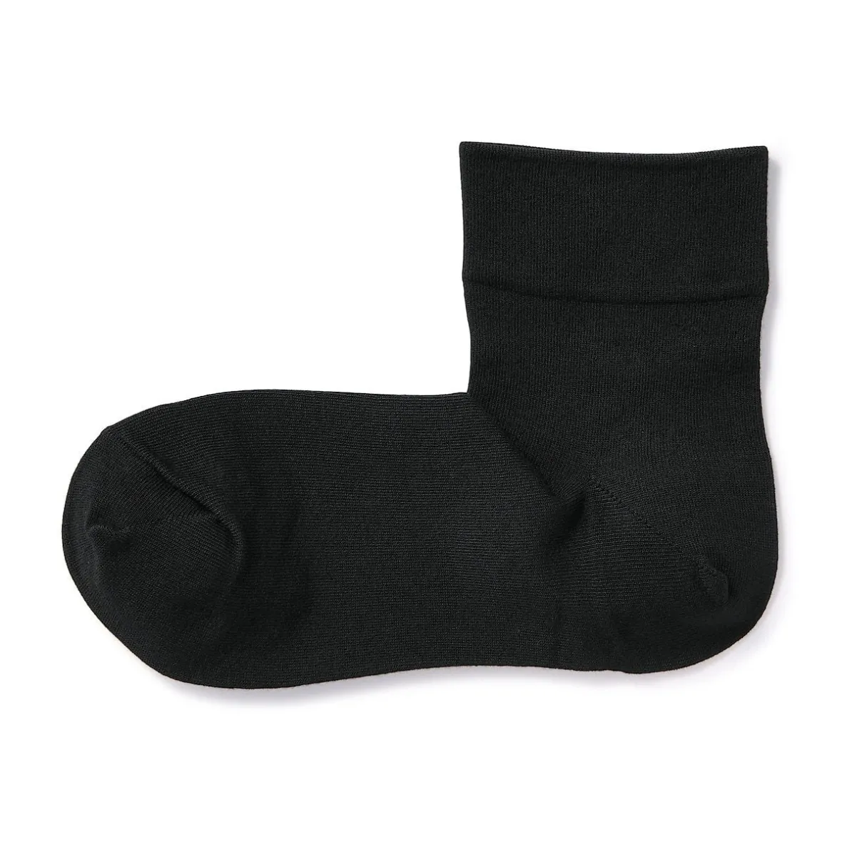 Outlet Muji Calcetines tobilleros de modal mezclado con ángulo recto y puño cómodo para mujer