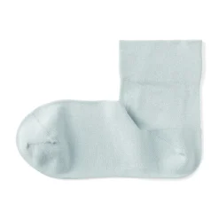 Outlet Muji Calcetines tobilleros de modal mezclado con ángulo recto y puño cómodo para mujer