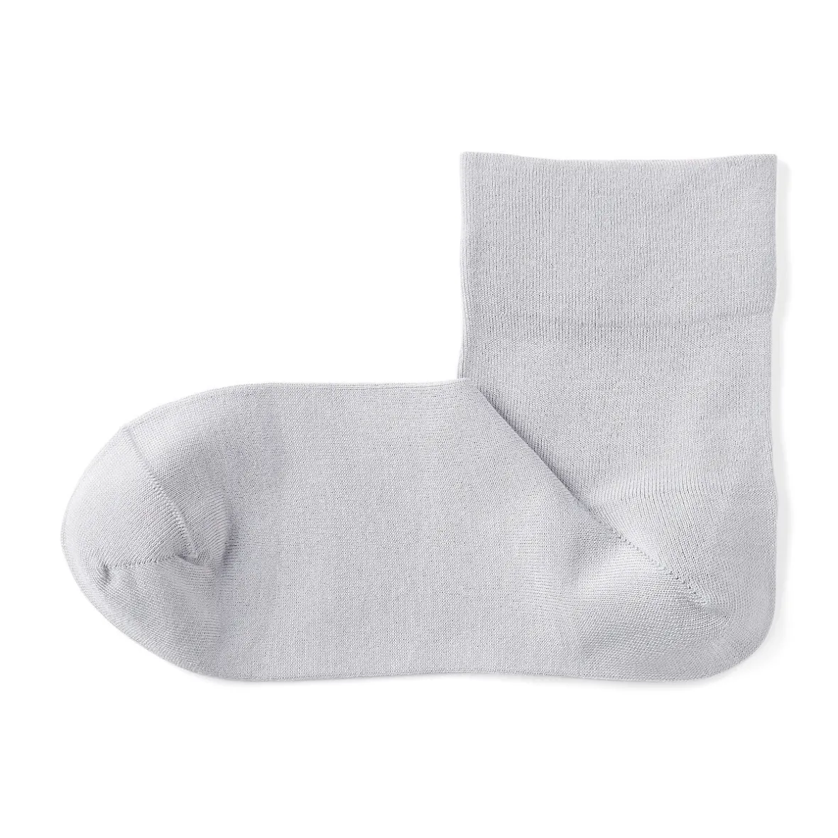 Outlet Muji Calcetines tobilleros de modal mezclado con ángulo recto y puño cómodo para mujer