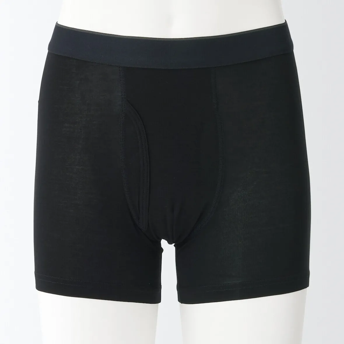 Online Muji Calzoncillos bóxer abiertos en mezcla de lyocell para hombre