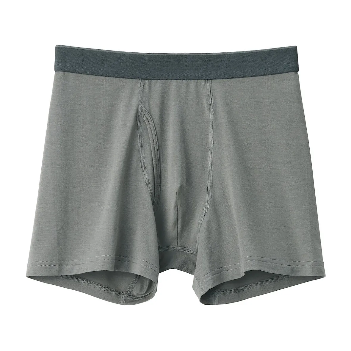 Clearance Muji Calzoncillos bóxer abiertos en mezcla de lyocell para hombre.