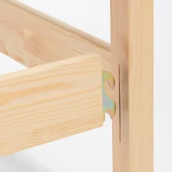 Outlet Muji Cama doble de madera de pino