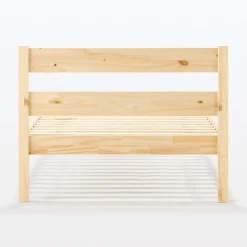 Outlet Muji Cama doble de madera de pino
