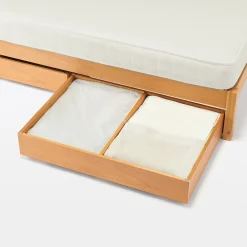 Clearance Muji Cama doble de Rubberwood