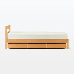 Clearance Muji Cama doble de Rubberwood