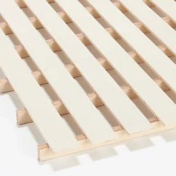 Outlet Muji Cama doble grande de madera de pino