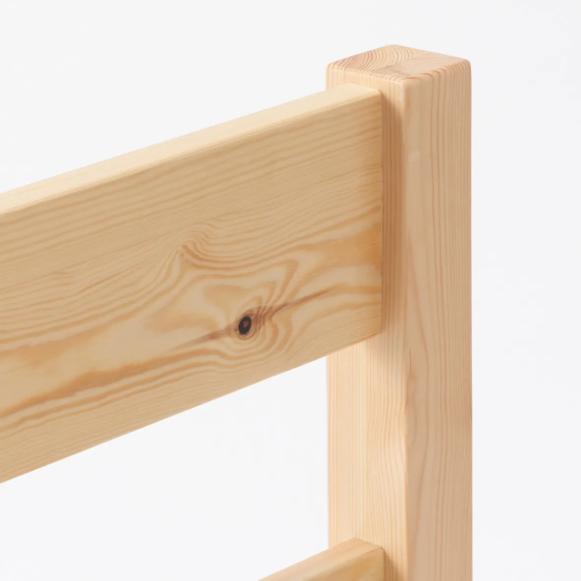Outlet Muji Cama doble grande de madera de pino