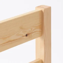 Outlet Muji Cama doble grande de madera de pino
