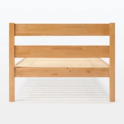 Clearance Muji Cama doble grande de Rubberwood