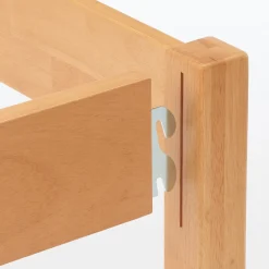 Clearance Muji Cama doble grande de Rubberwood