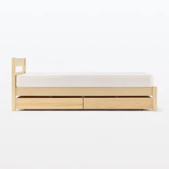 Hot Muji Cama individual de madera de pino
