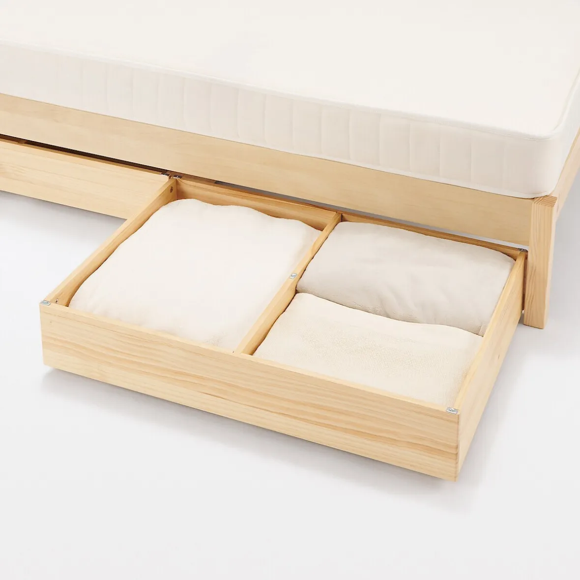 Hot Muji Cama individual de madera de pino