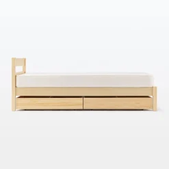 Hot Muji Cama super king de madera de pino