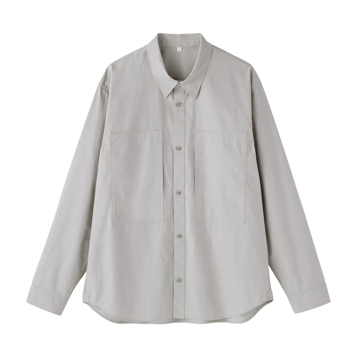 Clearance Muji Camisa con bolsillo de algodón orgánico para hombre