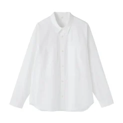 Clearance Muji Camisa con bolsillo de algodón orgánico para hombre