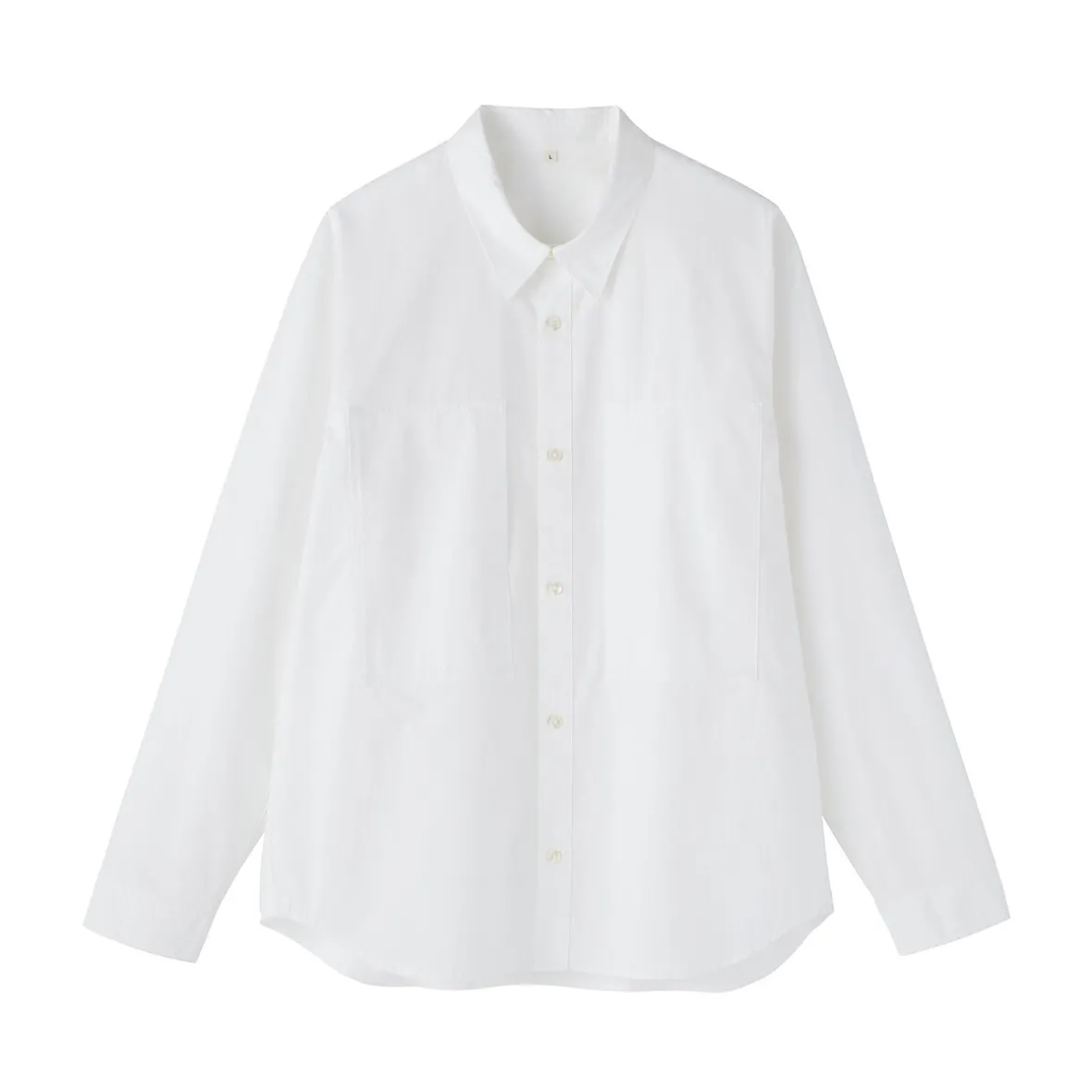 Clearance Muji Camisa con bolsillo de algodón orgánico para hombre