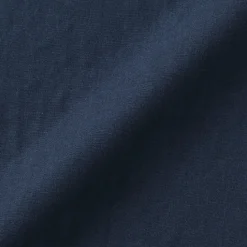 Online Muji Camisa con cuello de abuelo de mezcla de kapok y gasa doble para hombre