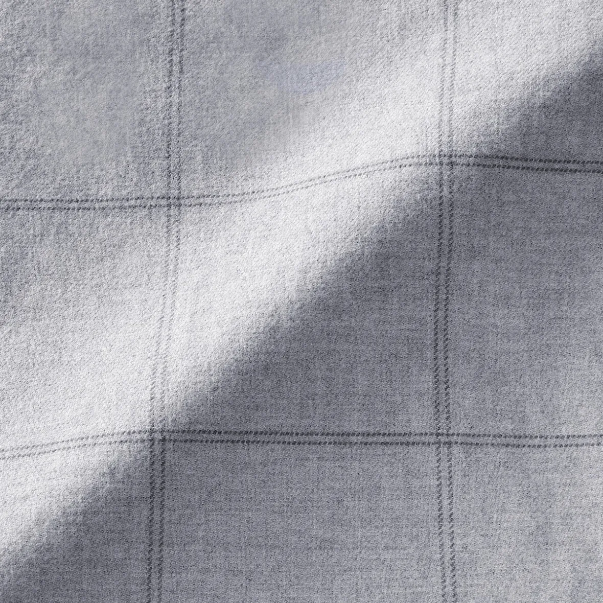 Online Muji Camisa de franela de doble cepillado con cuello alto para mujer