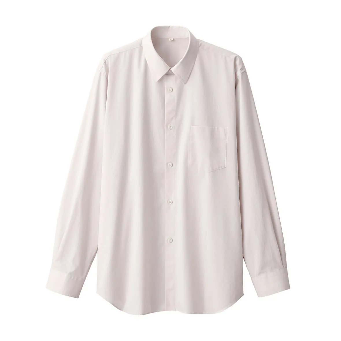 Discount Muji Camisa de popelina de algodón para hombre
