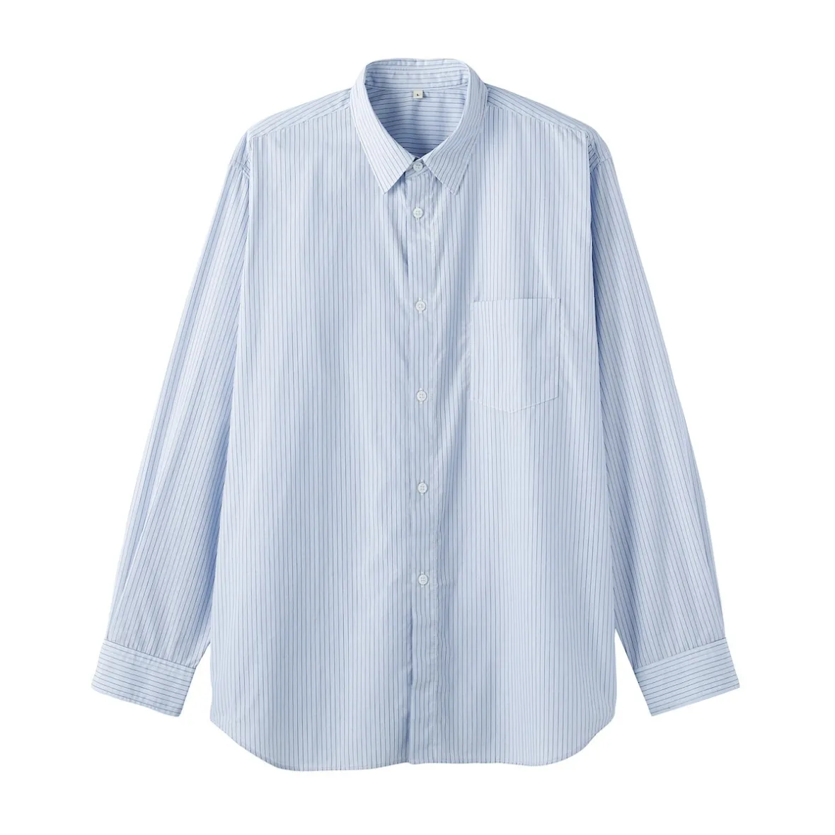 Outlet Muji Camisa de popelín de algodón orgánico para hombre