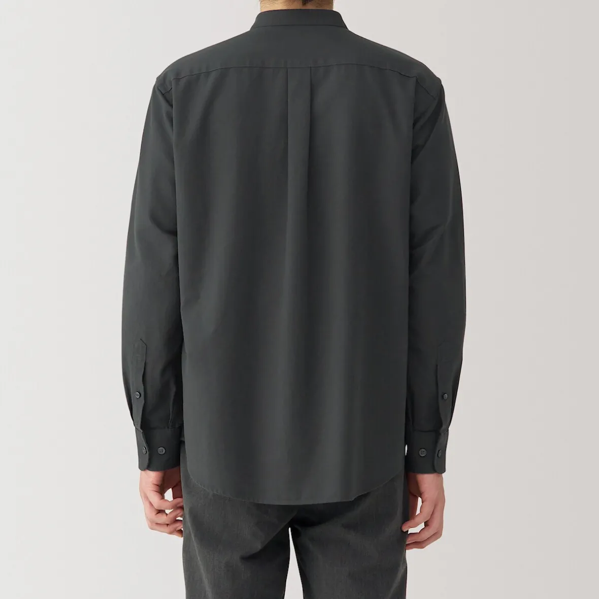 New Muji Camisa estilo Oxford cuello Mao