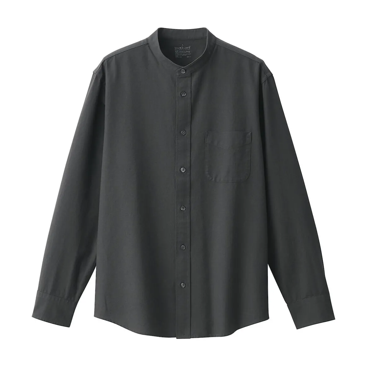 New Muji Camisa estilo Oxford cuello Mao