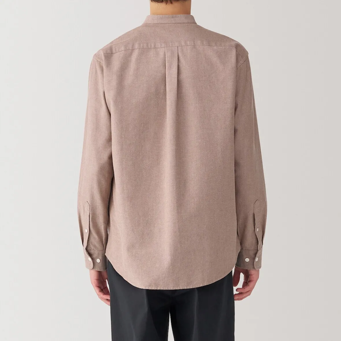 New Muji Camisa estilo Oxford cuello Mao