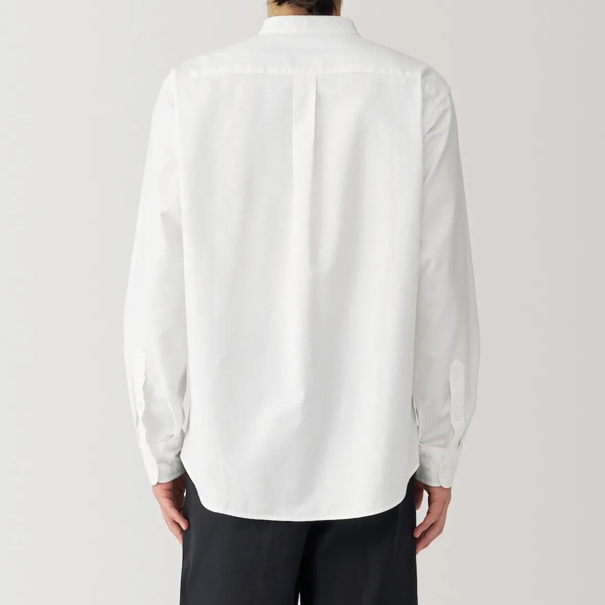 New Muji Camisa estilo Oxford cuello Mao