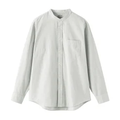 Discount Muji Camisa estilo Oxford cuello Mao para hombr