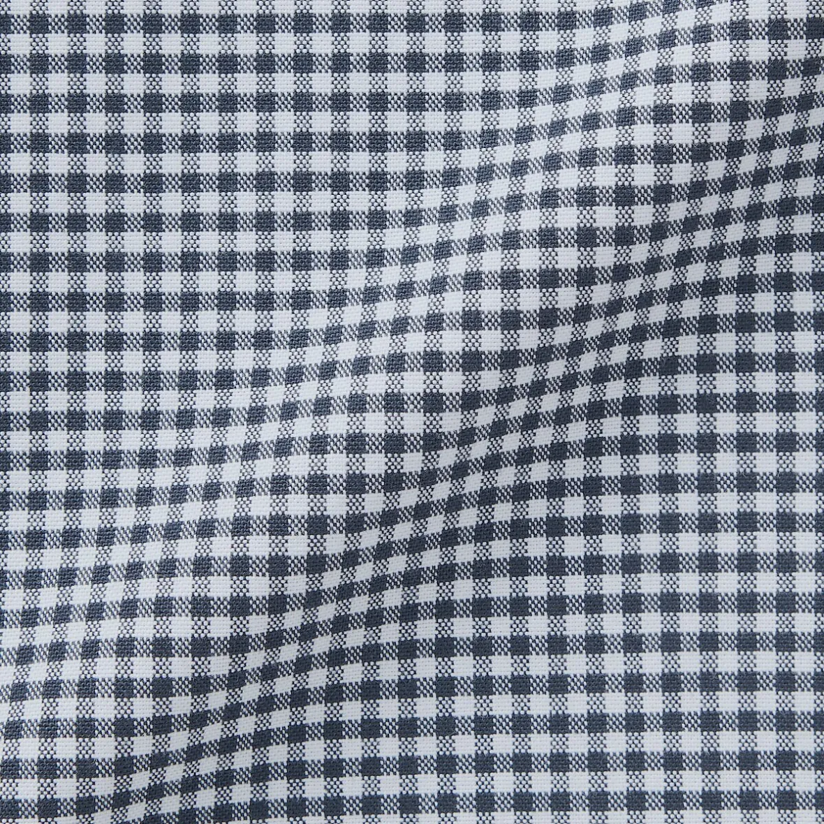 Outlet Muji Camisa Oxford con botones y acabado lavado para hombre Cuadros Azul Marino Oscuro