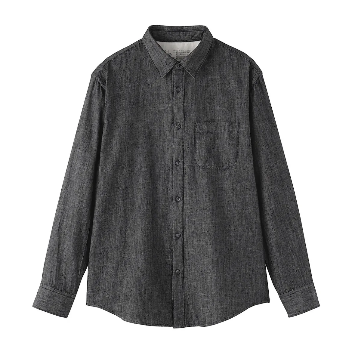 Muji Camisa vaquera para hombre