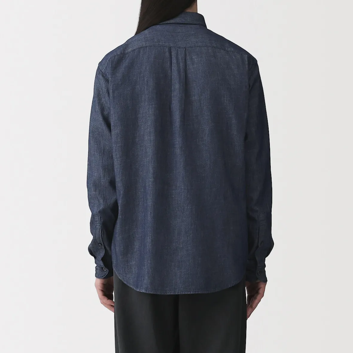 Muji Camisa vaquera para hombre