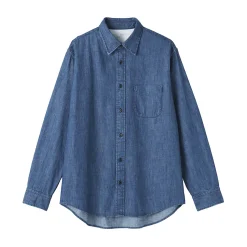 Muji Camisa vaquera para hombre