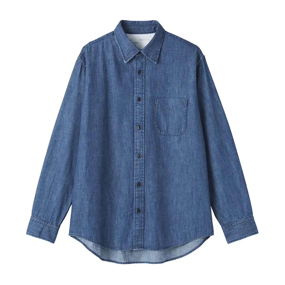 Muji Camisa vaquera para hombre