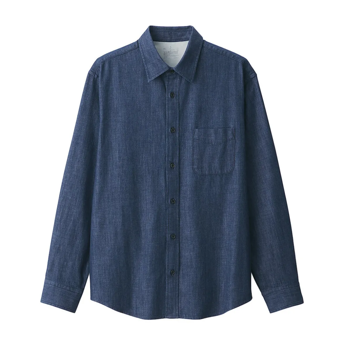 Muji Camisa vaquera para hombre