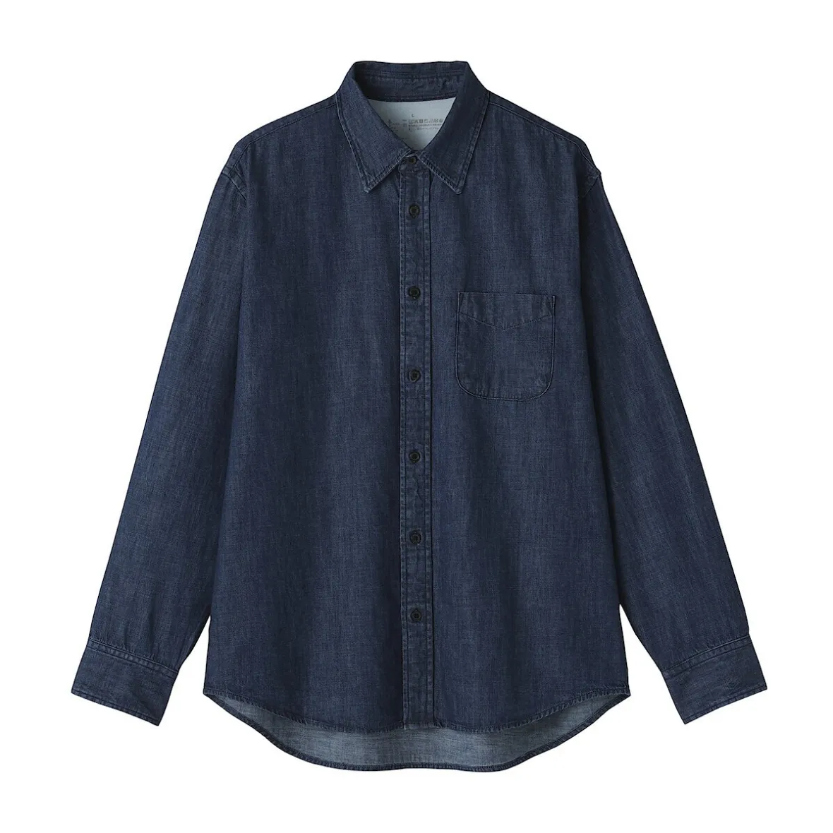 Muji Camisa vaquera para hombre