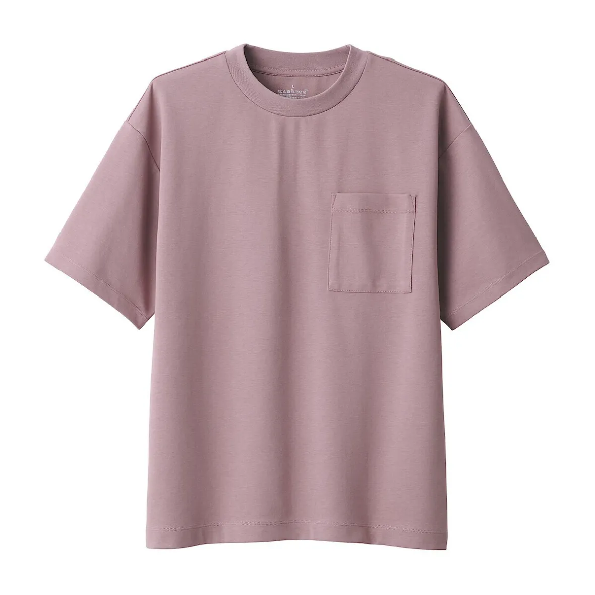 Discount Muji Camiseta Cool Touch Relaxed Fit con bolsillo para hombre.