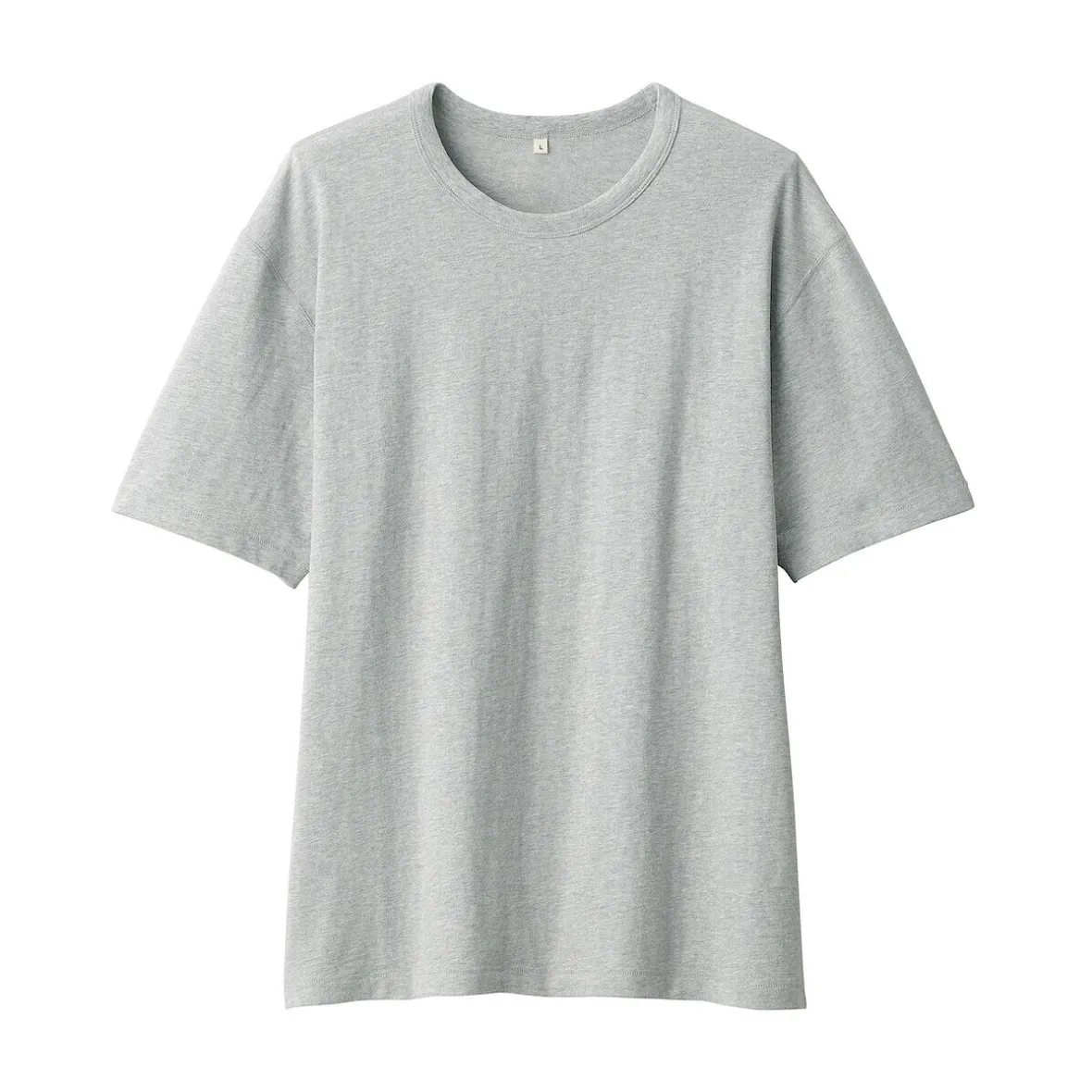 Muji Camiseta de algodón orgánico para hombre