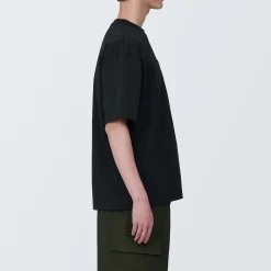 Online Muji Camiseta de hombre Cool Touch Relaxed Fit con bolsillo…