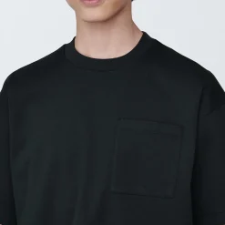 Online Muji Camiseta de hombre Cool Touch Relaxed Fit con bolsillo…