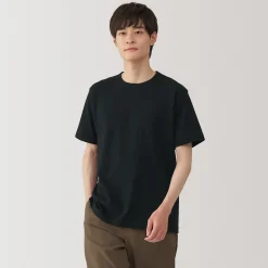 Online Muji Camiseta de jersey grueso para hombre