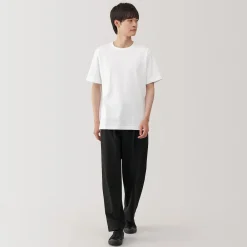 Online Muji Camiseta de jersey grueso para hombre